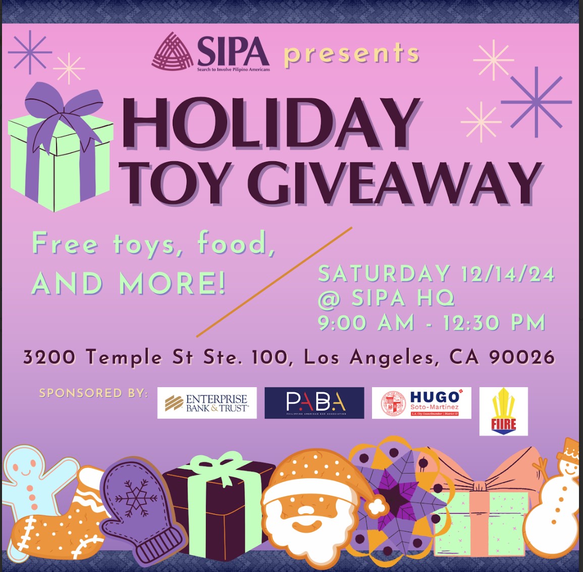 SIPA Toy Giveaway